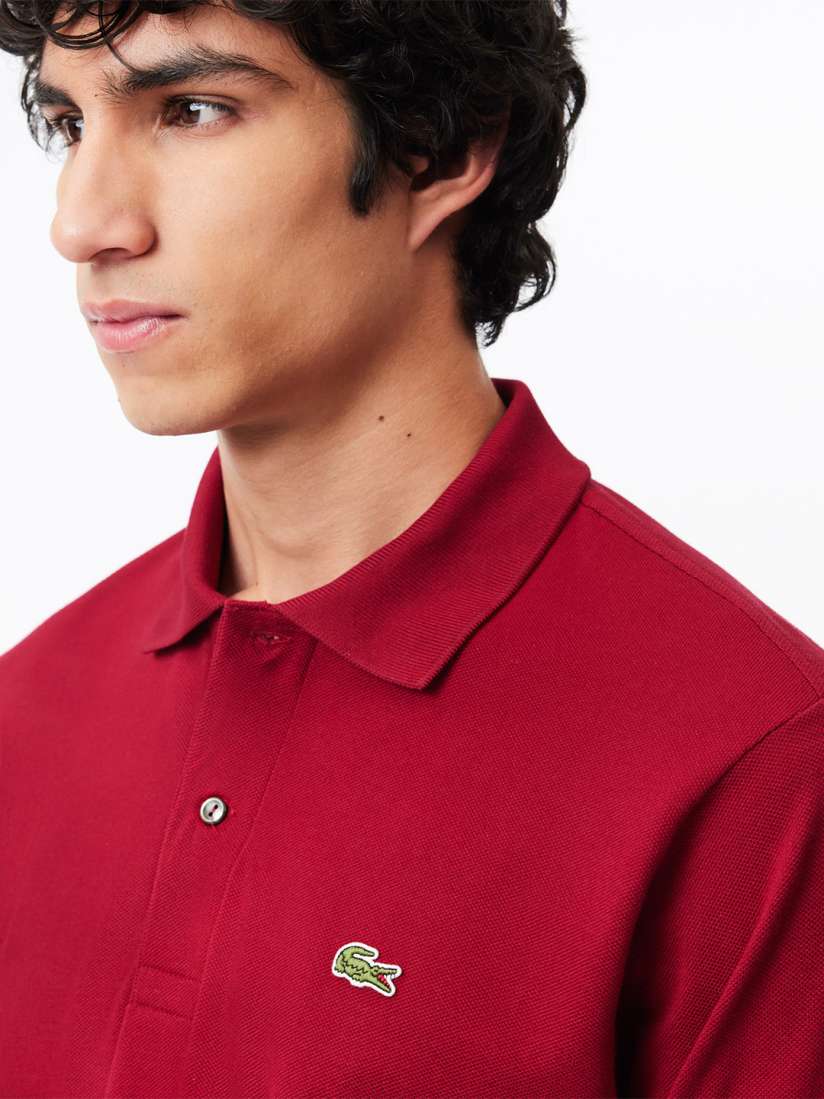 Buy Lacoste Maroon Classic Fit L.12.12 Polo Tshirts for Men Myntra