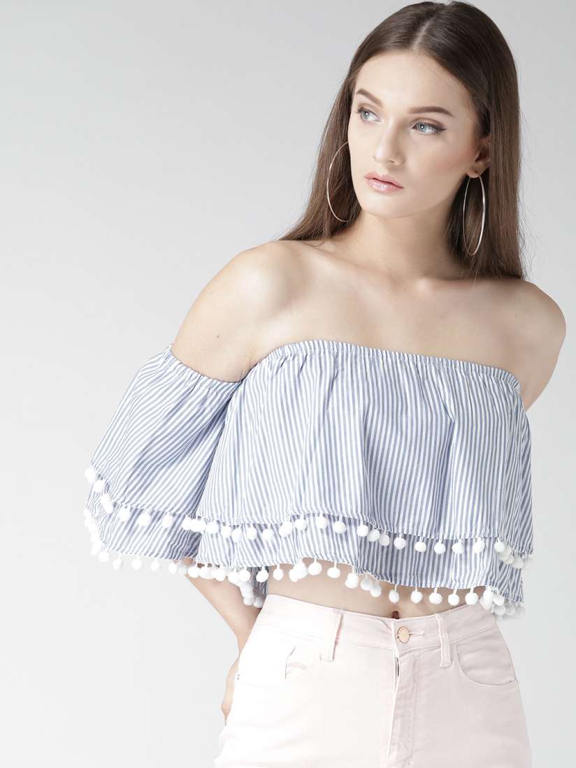 Forever 21 blue and white striped dress clearance