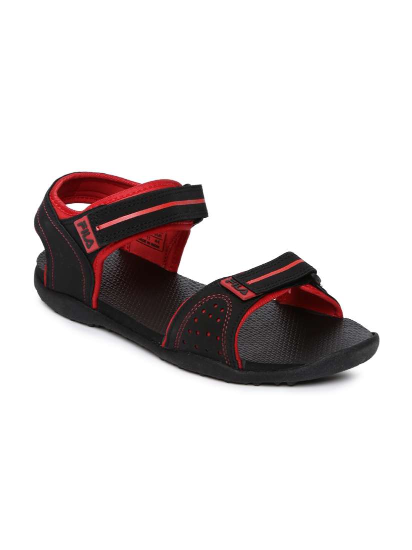 Fila men black sports sandals online