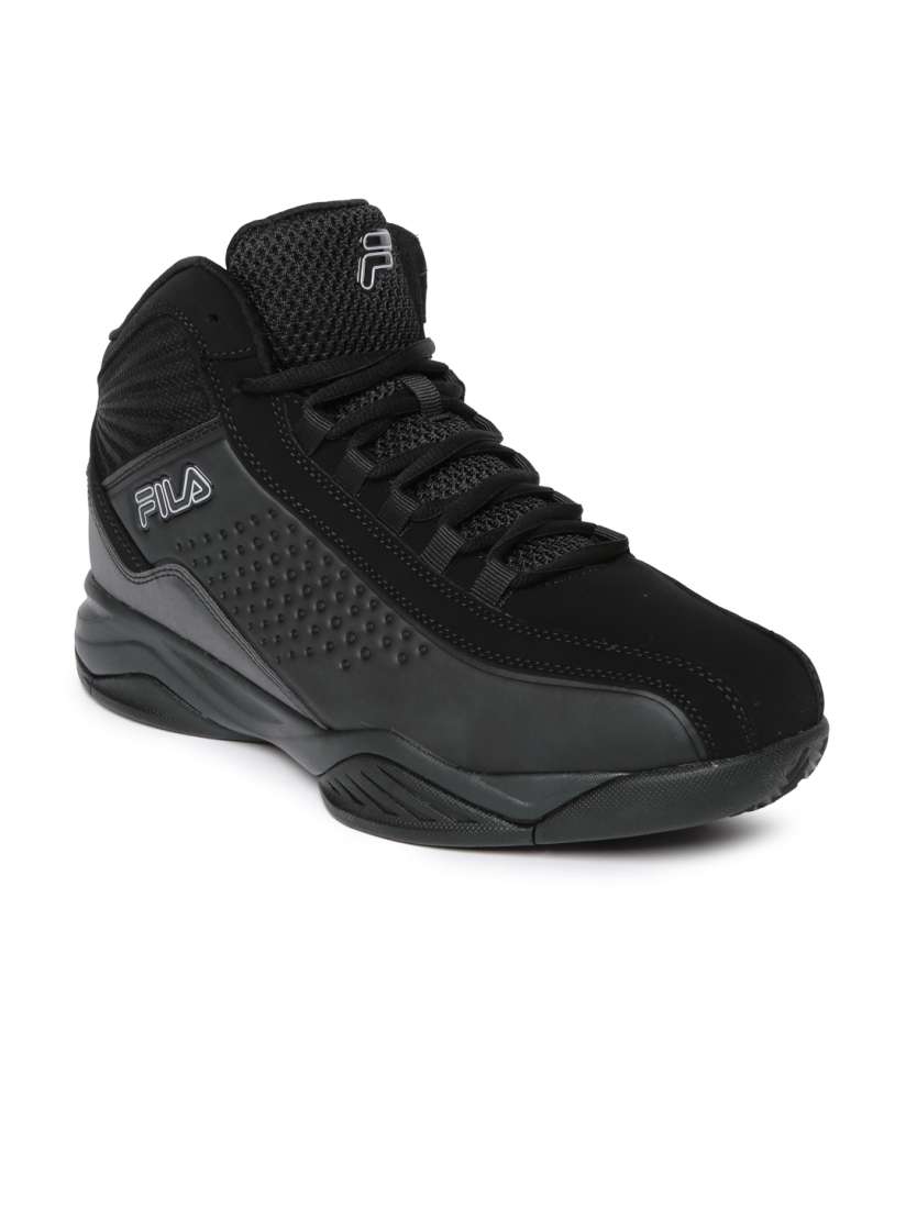 Buy FILA Men Black Synthetic Mid Top Entrapment Basketball Shoes Sports Shoes for Men Myntra