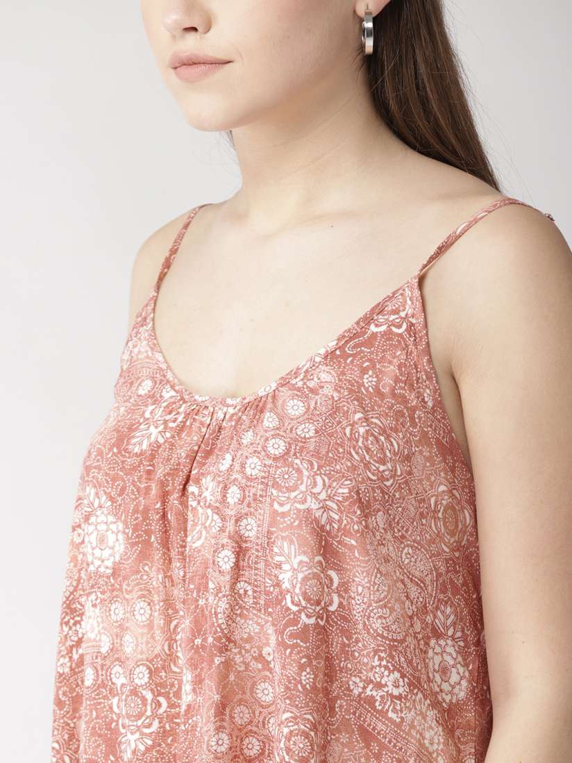 Line peach clothing top
