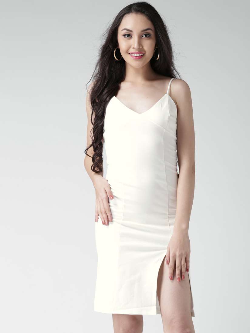 Forever 21 white bodycon dress shop