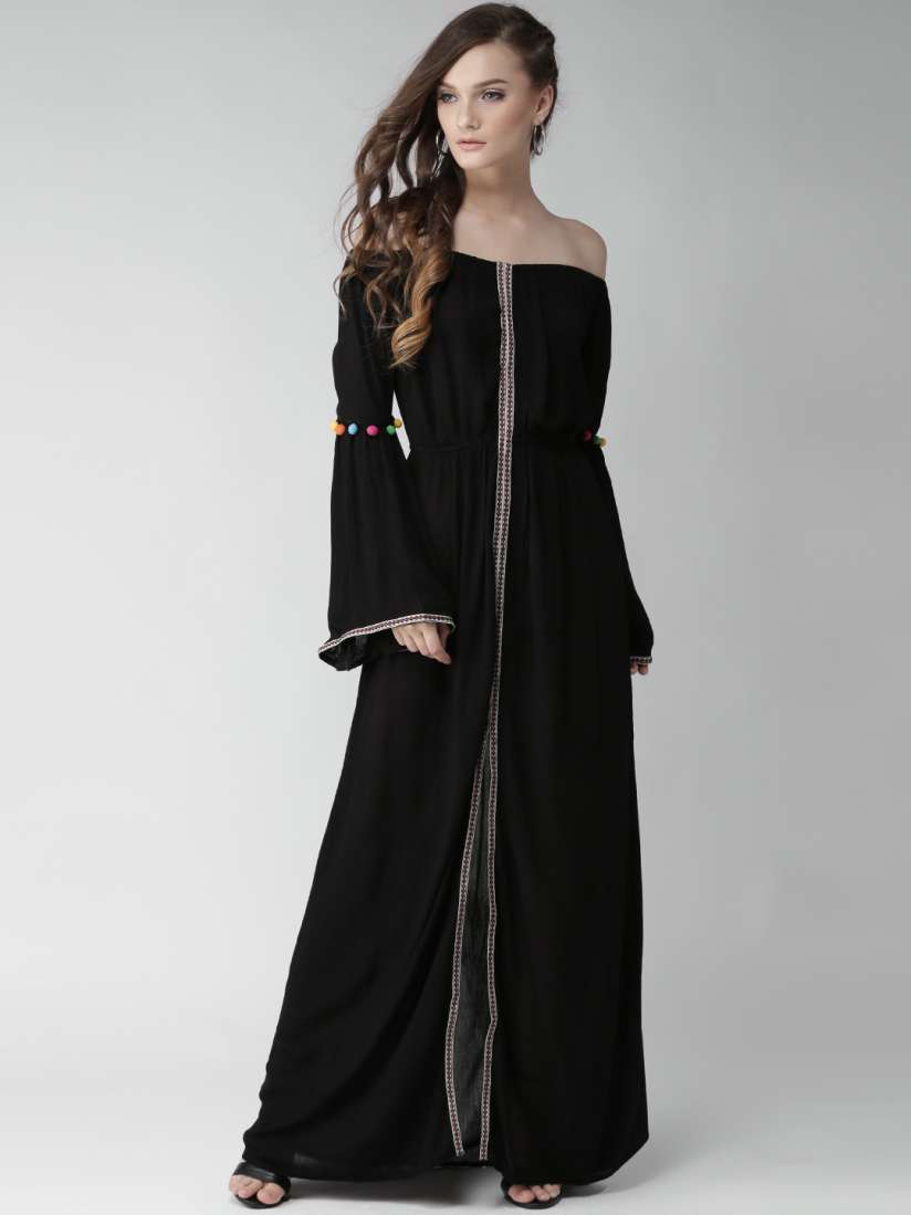 Forever 21 long black dress new arrivals