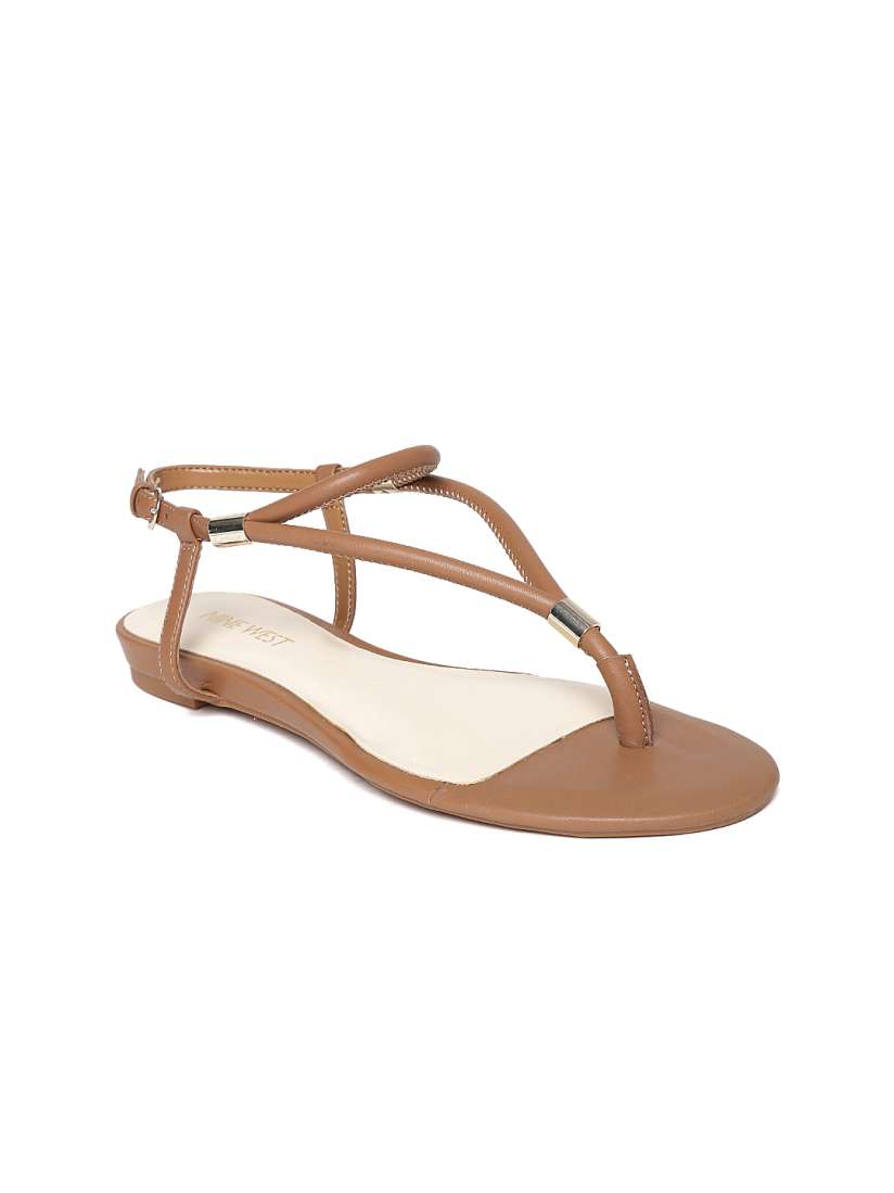 Nine west t strap flats 2025