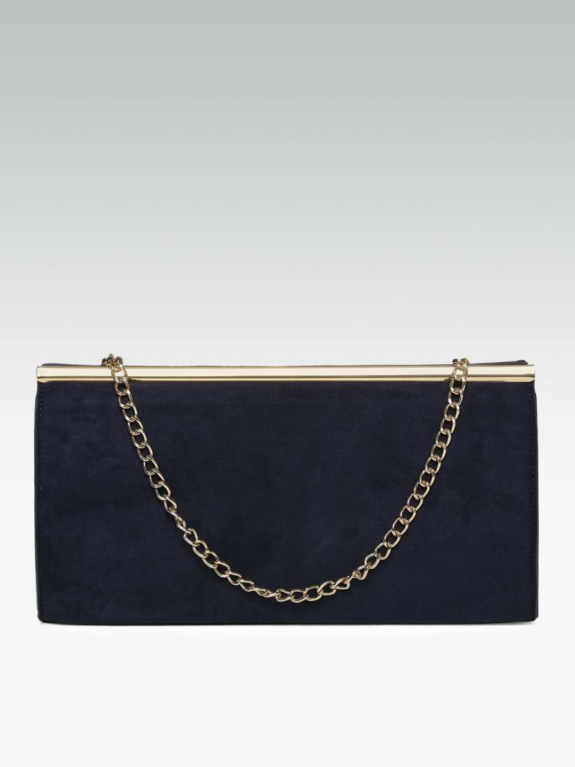 Buy DOROTHY PERKINS Navy Clutch with Chain Strap Clutches for Women 1991832 Myntra