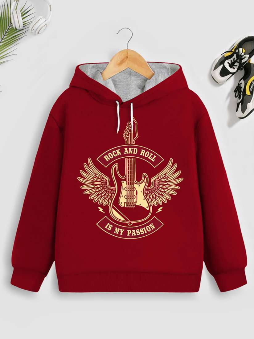 Boys red hoodie online