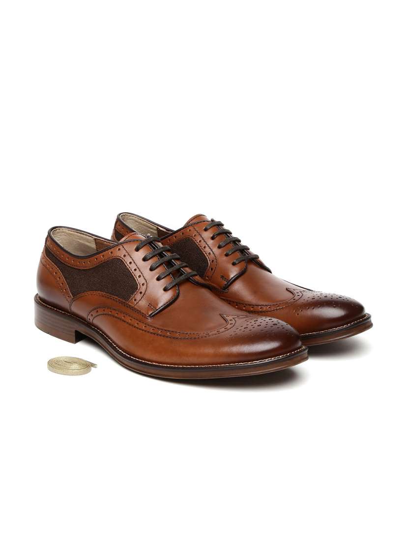 Buy JOHNSTON MURPHY Men Brown Grayson Wingtip Leather Brogues Casual Shoes for Men Myntra