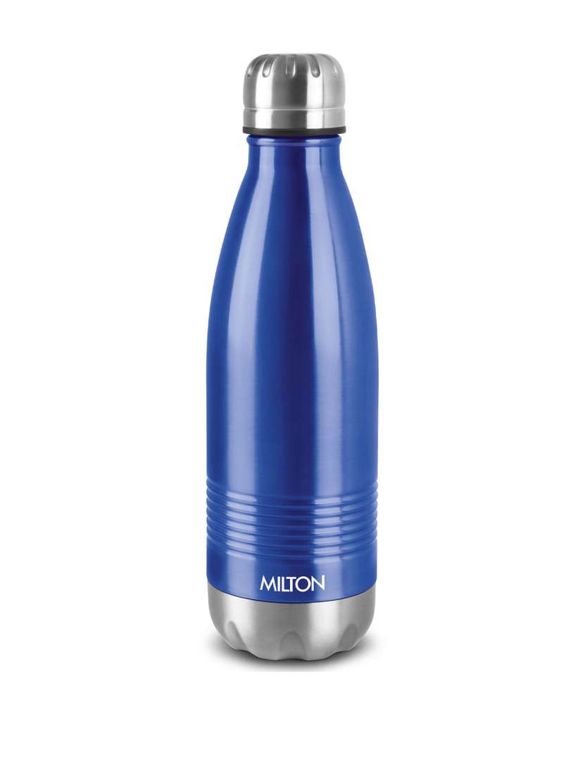 Buy Milton Blue Duo DLX 1000 Thermosteel 24 Hours Hot Cold Water Bottle 1L Water Bottle for Unisex 19930630 Myntra