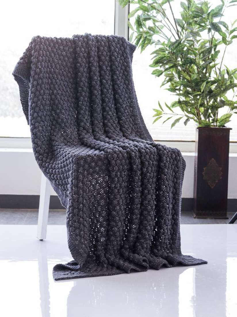 Buy Pluchi Grey Knitted Cotton AC Throw Blanket Throws for Unisex 19930794 Myntra