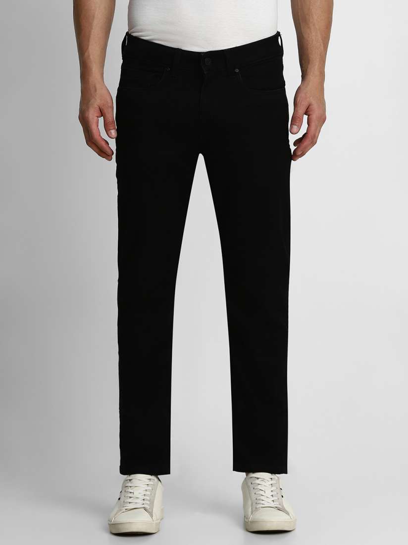 Black jeans men myntra clearance