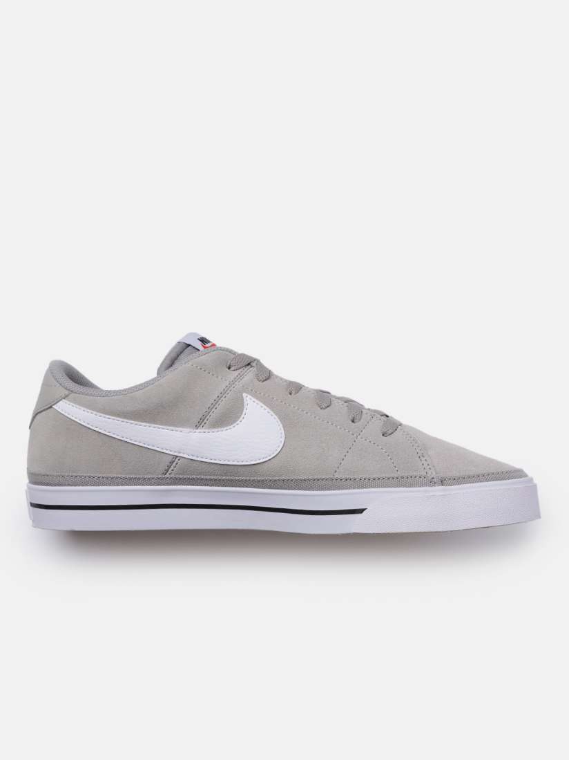 Grey nike suede shoes discount