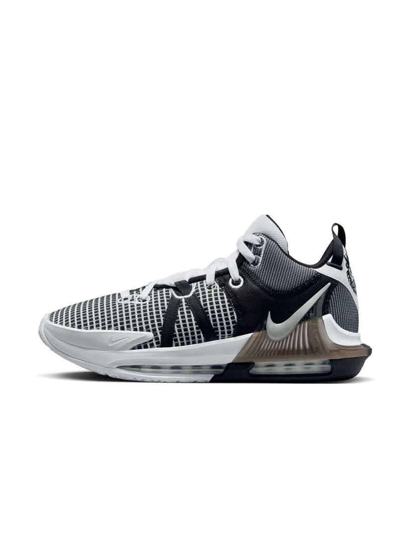 Nike men's lebron witness ii basketball shoes - black/white outlet