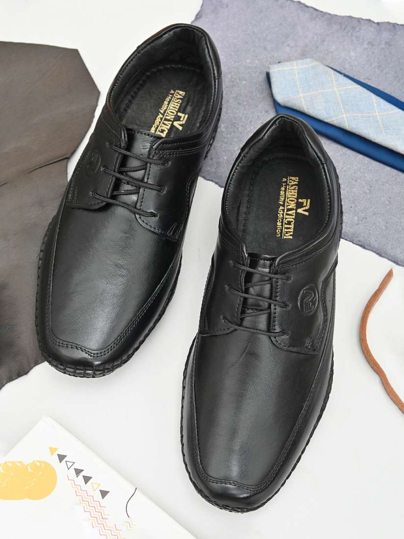 Myntra leather shoes online