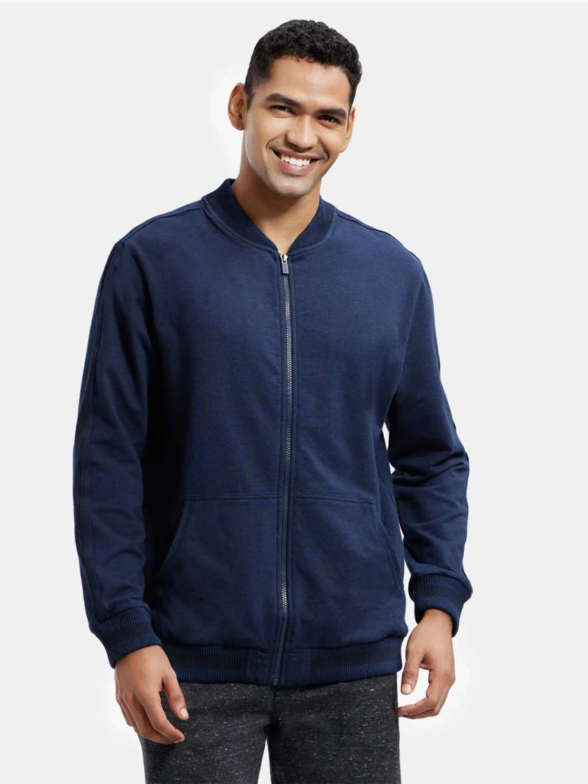 Buy Jockey Combed Cotton Rich Fleece Jacket With StayWarm Technology AM92 Jackets for Men 19940204 Myntra