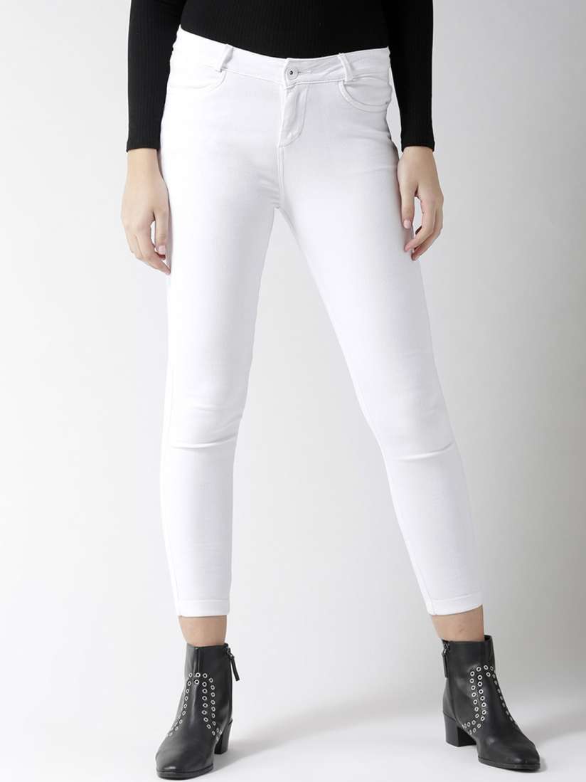 Buy Xpose Women White Comfort Skinny Fit High Rise Stretchable Jeans Jeans for Women 19942954 Myntra
