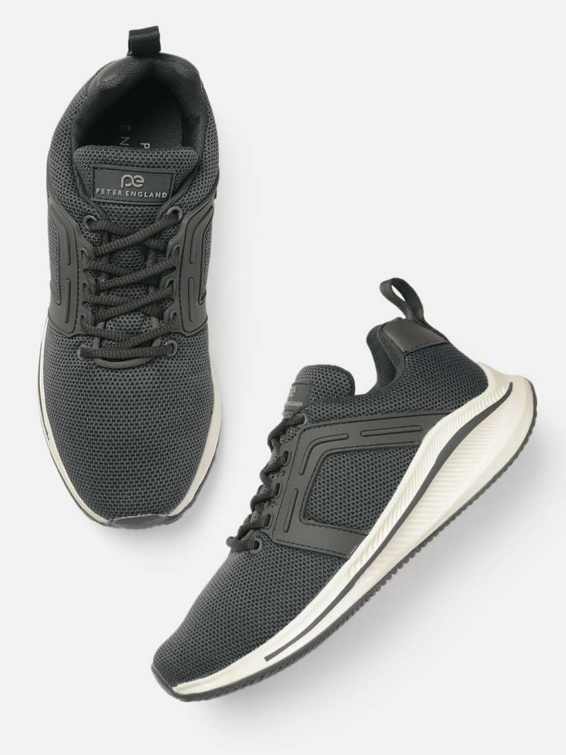 Buy Peter England Men Grey Woven Design Sneakers Casual Shoes for Men 19943934 Myntra