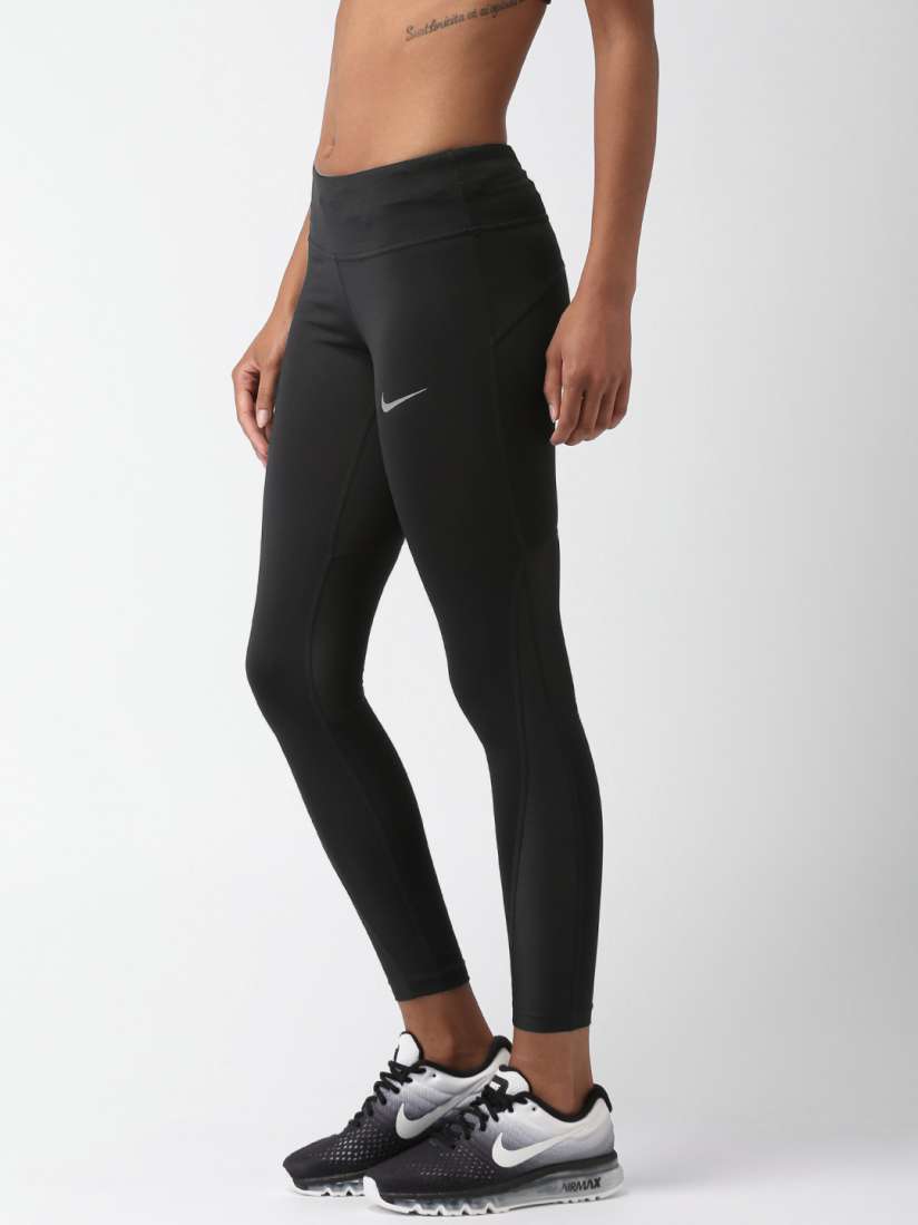 Buy Nike Black AS W NK PWR TGHT RACER Tights Tights for Women 1994980 Myntra