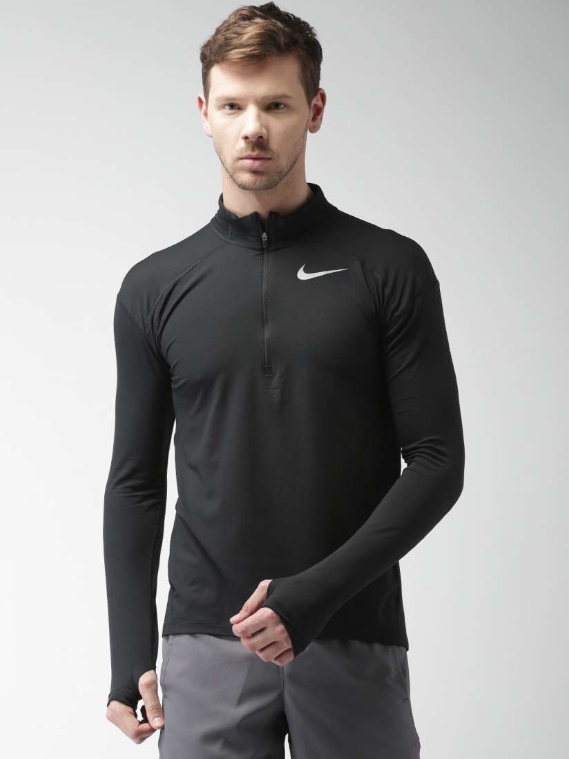 Buy Nike Men Black Solid High Neck AS M NK DRY T Shirt Tshirts for Men Myntra