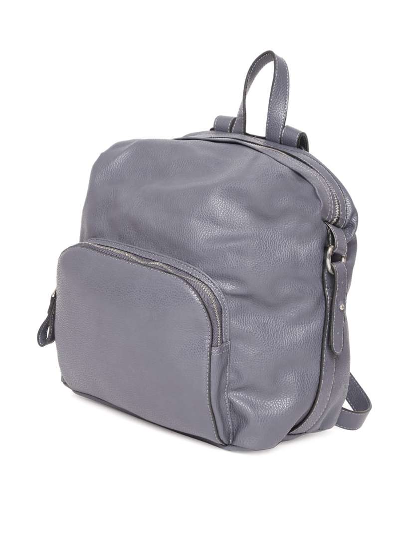 Buy Accessorize Women Grey Solid Backpack Backpacks for Women 1995119 Myntra