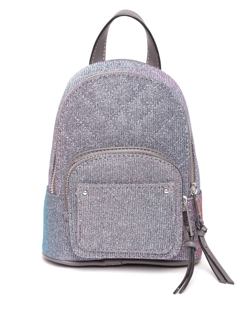 Buy Accessorize Women Grey Shimmer Backpack Backpacks for Women 1995152 Myntra