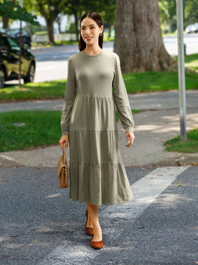 Marks and spencer khaki dress 2025