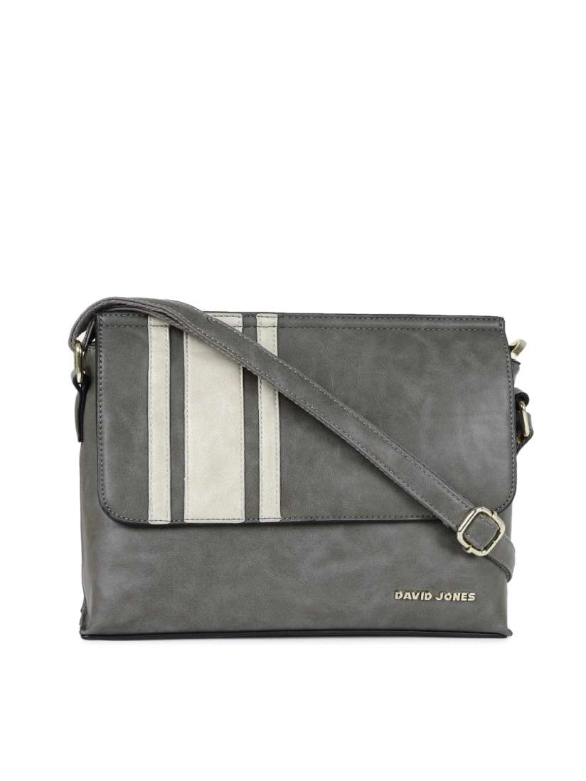 Buy David Jones Grey Sling Bag Handbags for Women 1995395 Myntra