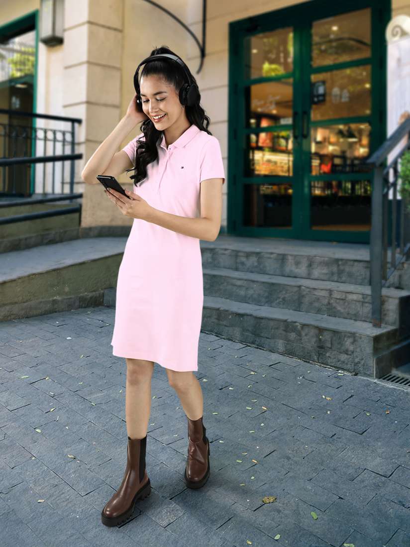 Tommy hilfiger blush dress cheap