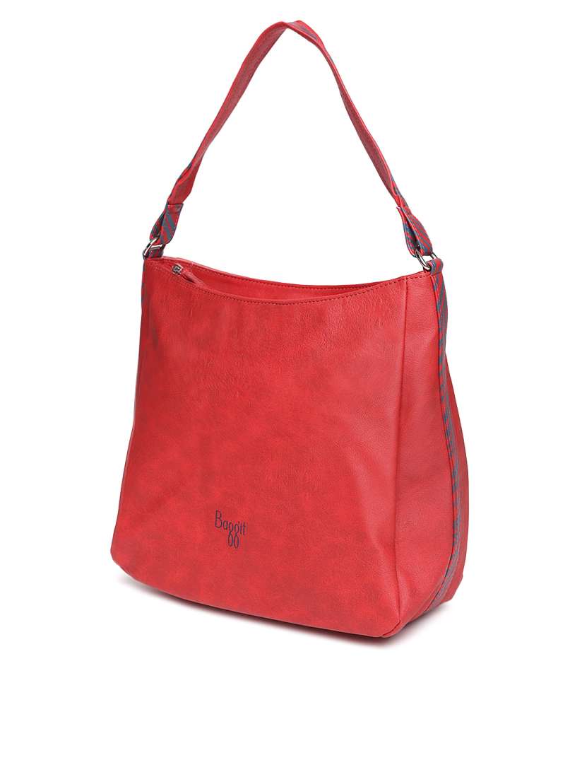 Buy Baggit Red Solid Shoulder Bag Handbags for Women 1996023 Myntra