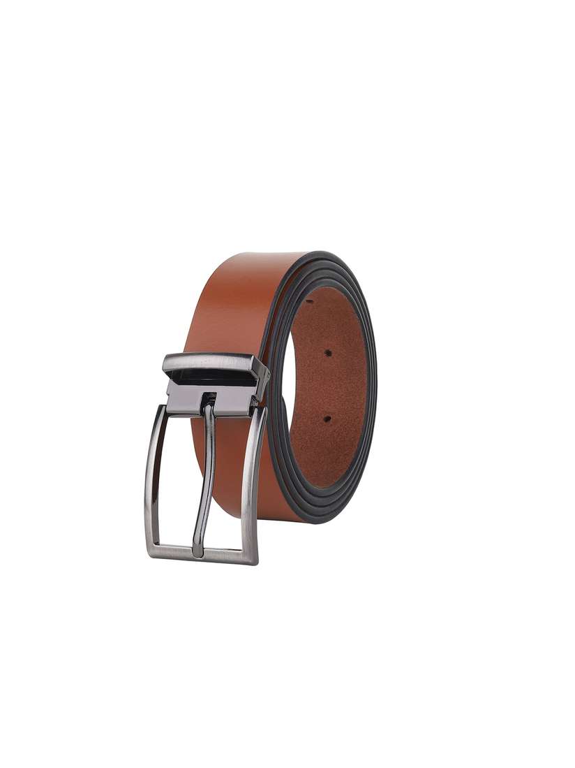 myntra tan leather formal belt