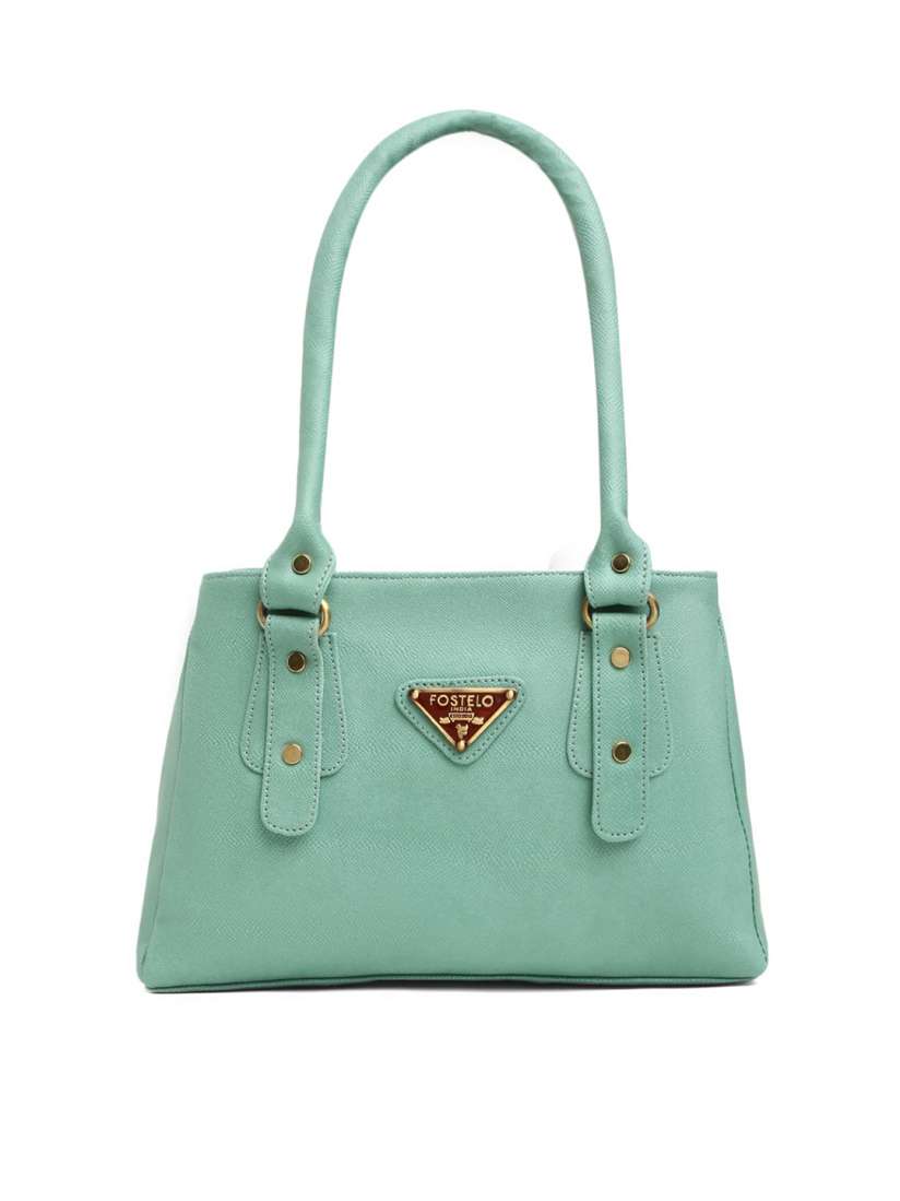 Buy Fostelo Turquoise Blue PU Structured Shoulder Bag Handbags for Women 19978242 Myntra