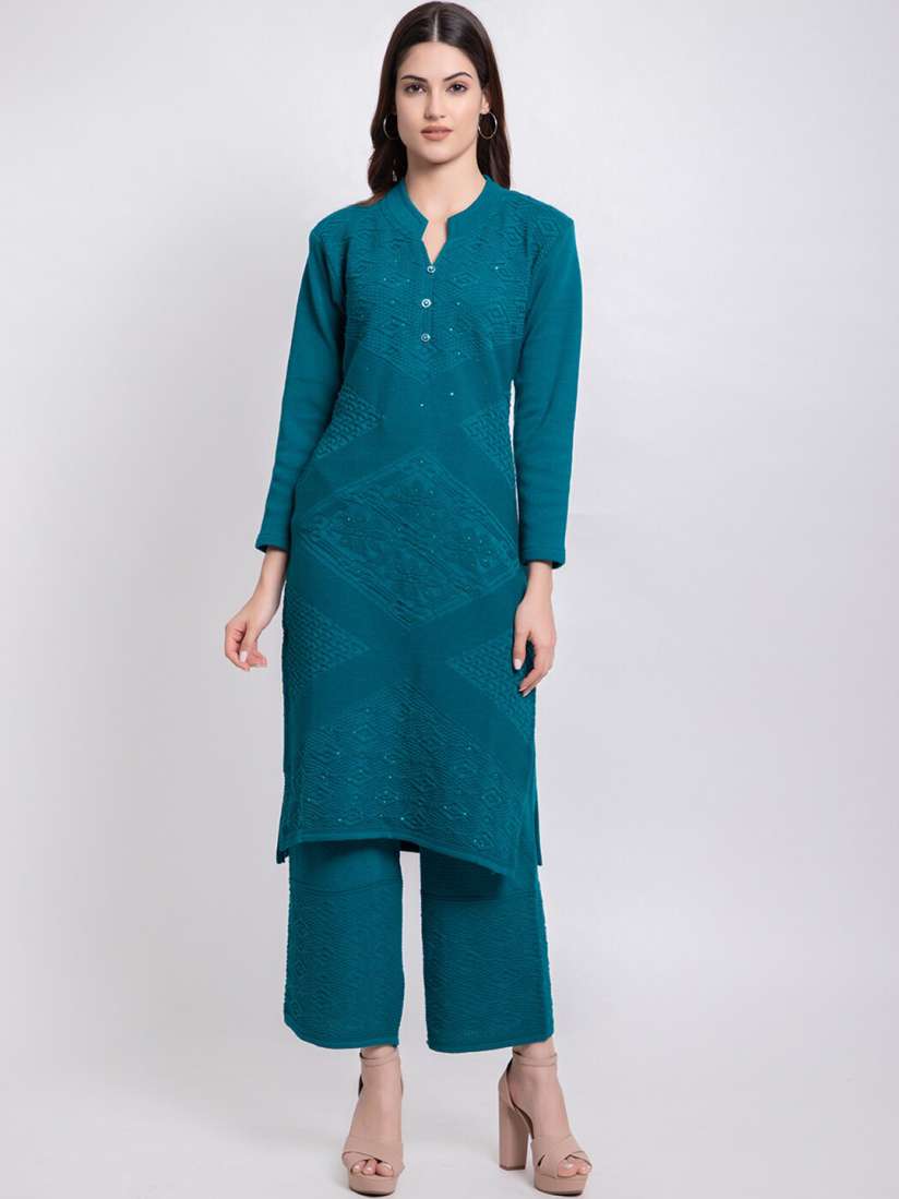 Woolen kurta on myntra discount