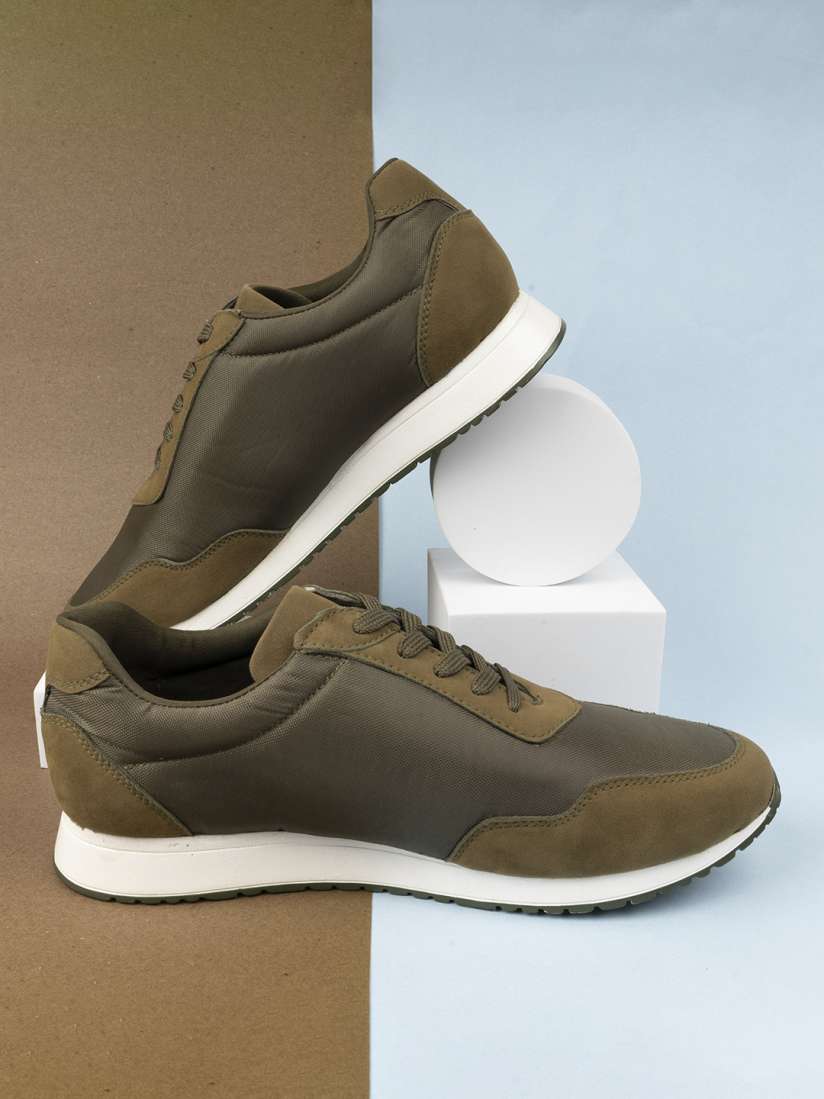 Olive green sneakers mens shop