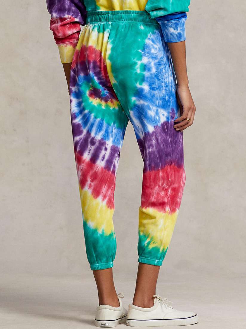 Buy Polo Ralph Lauren Women Blue Green Tie Dye Printed Cotton Joggers Track Pants for Women 19984182 Myntra