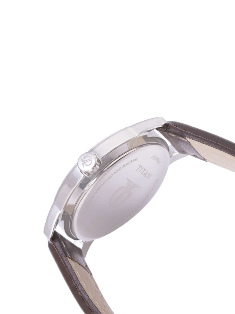 Buy Titan Men Patterned Dial Leather Straps Analogue Watch 1730SL03 Watches for Men 1998442 Myntra