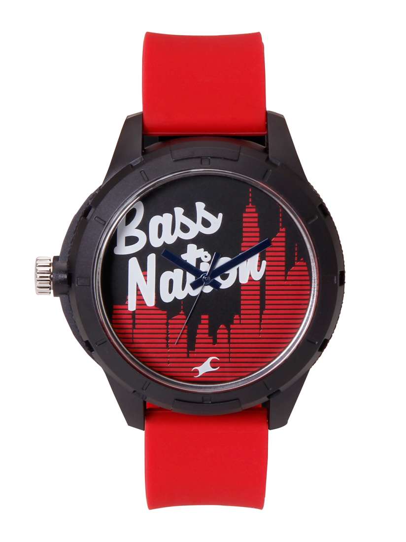 Buy Fastrack Unisex Red Black Printed Analogue Watch 38019PP09J Watches for Unisex 1998476 Myntra