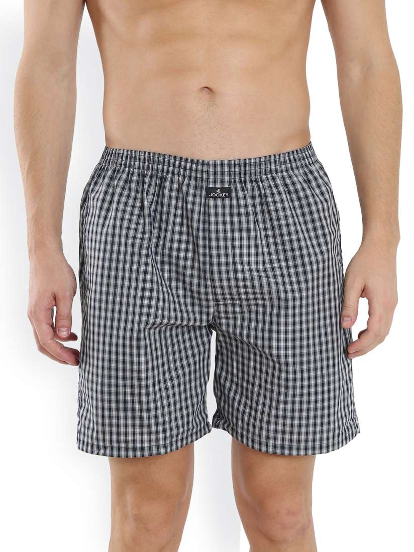 Buy Jockey RELAX Relax Men Set of 2 Assorted Checked Boxers 1223 0210 Boxers for Men 1999174 Myntra
