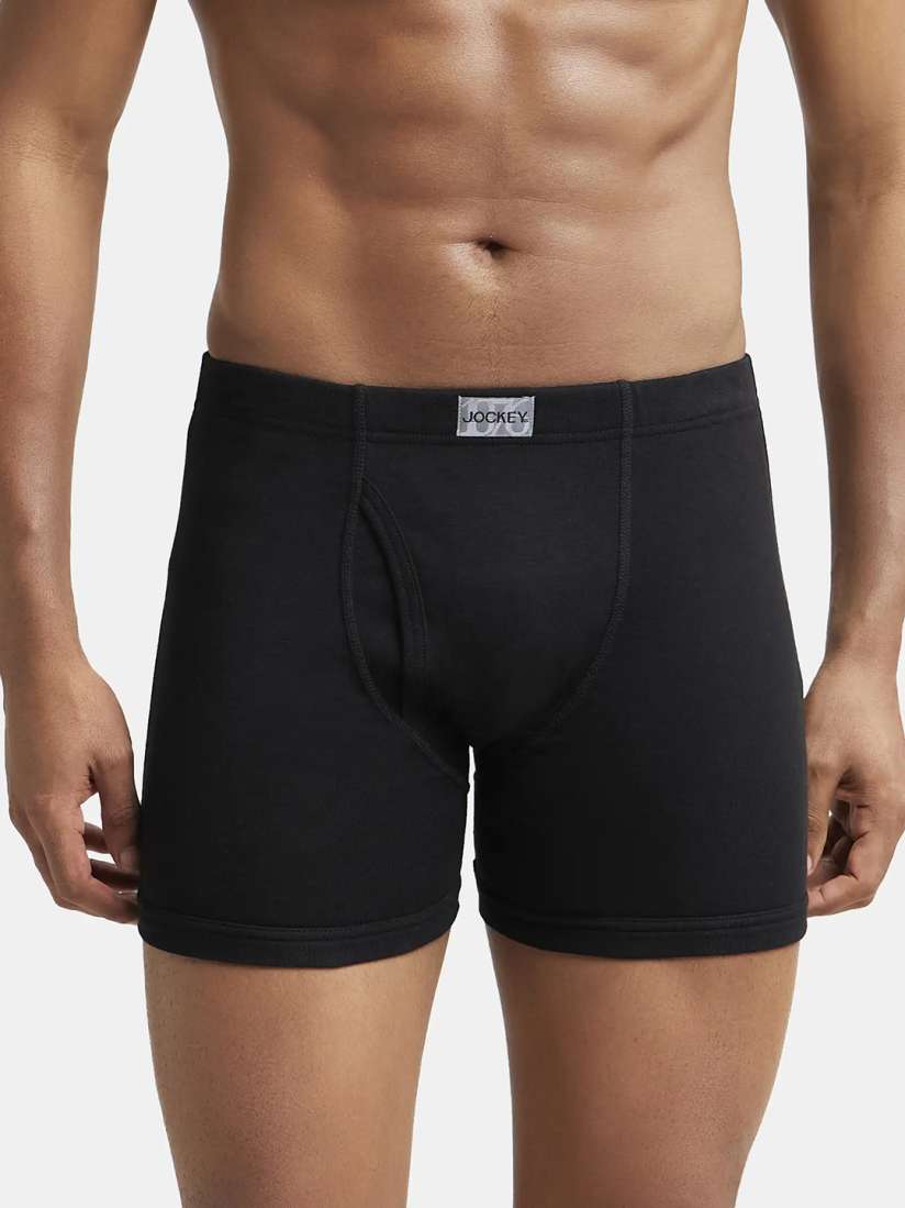 Buy Pack Of 2 Super Combed Cotton Rib Boxer Brief with Ultrasoft and Durable Waistband 8008 Briefs for Men 1999273 Myntra
