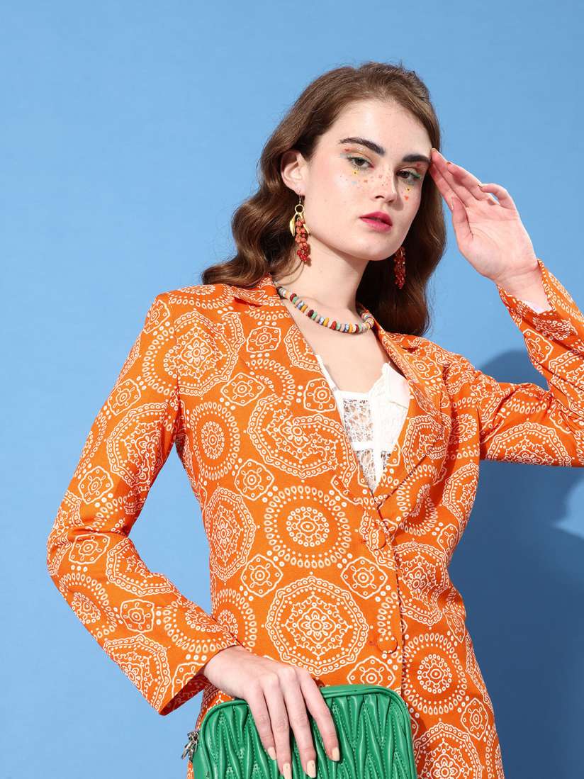 Bright blazers top