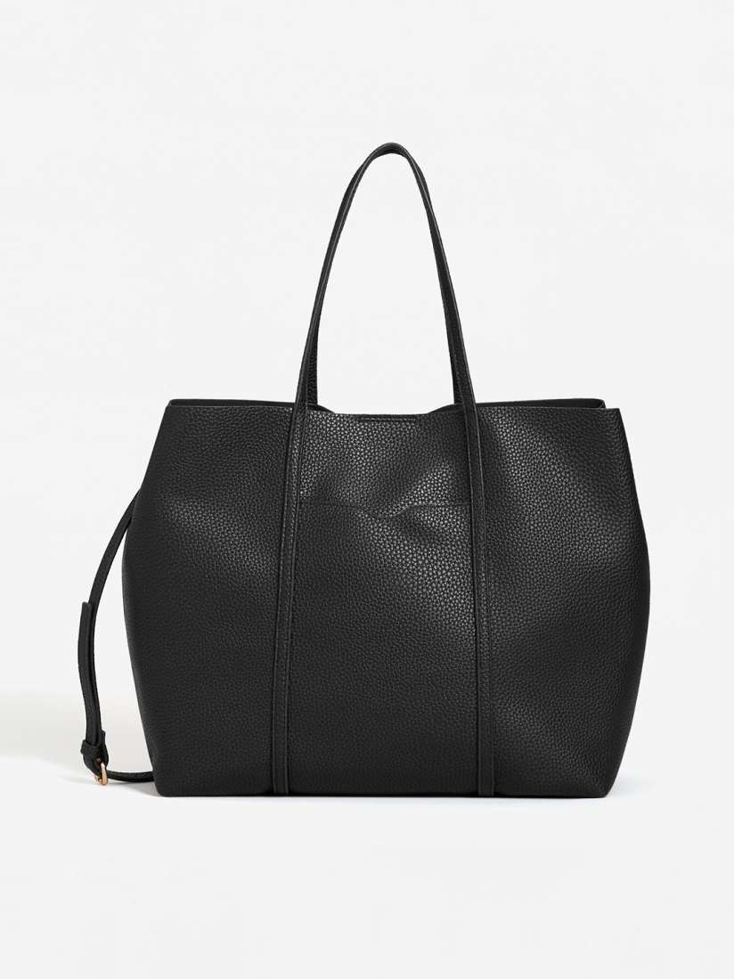 Buy MANGO Black Solid Shoulder Bag Handbags for Women 2001384 Myntra