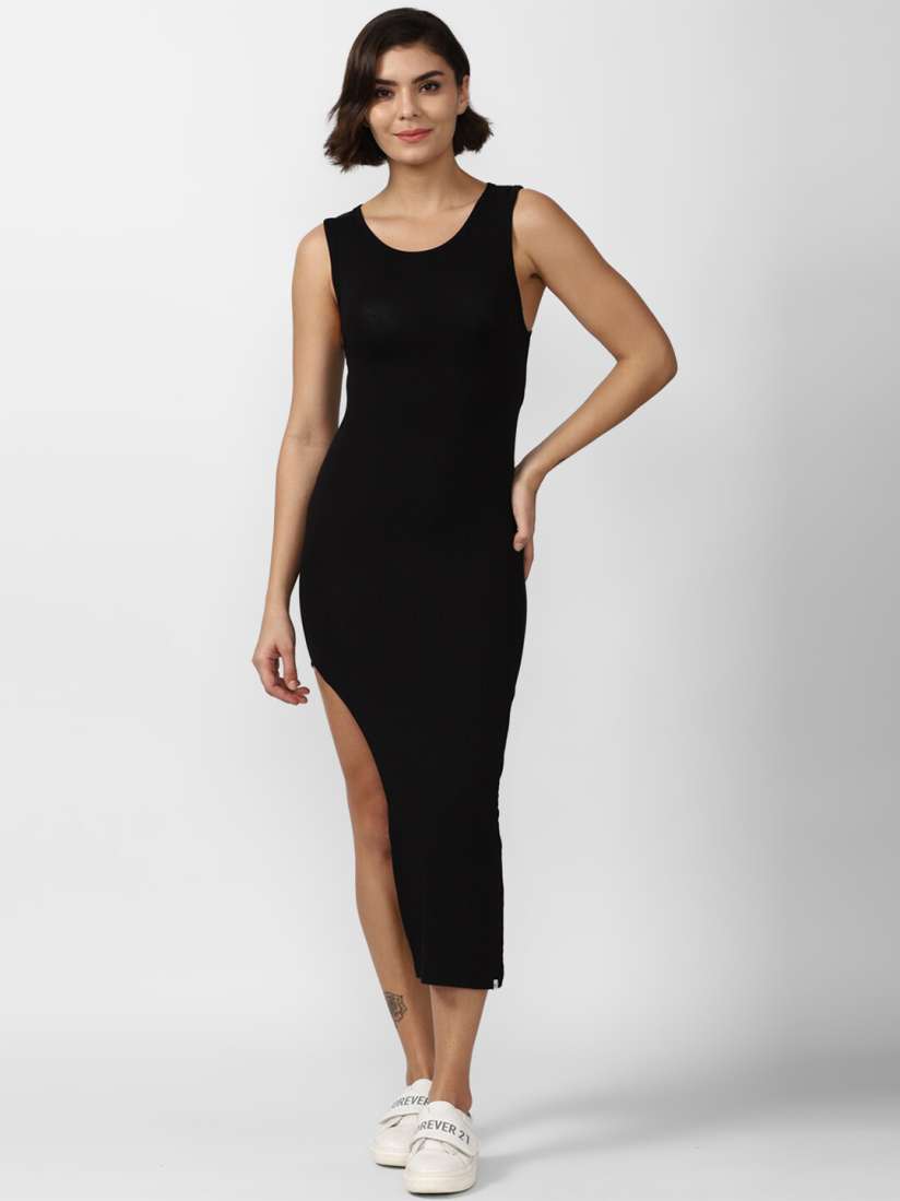 Forever 21 black bodycon dress discount