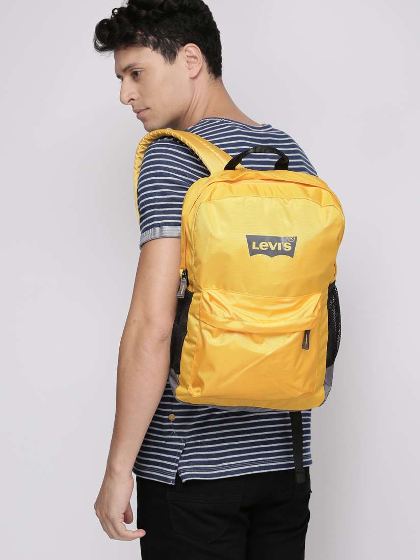 Mens yellow backpack 2025
