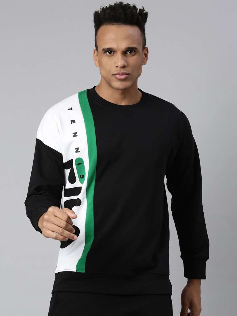 Fila sweatshirt myntra hot sale