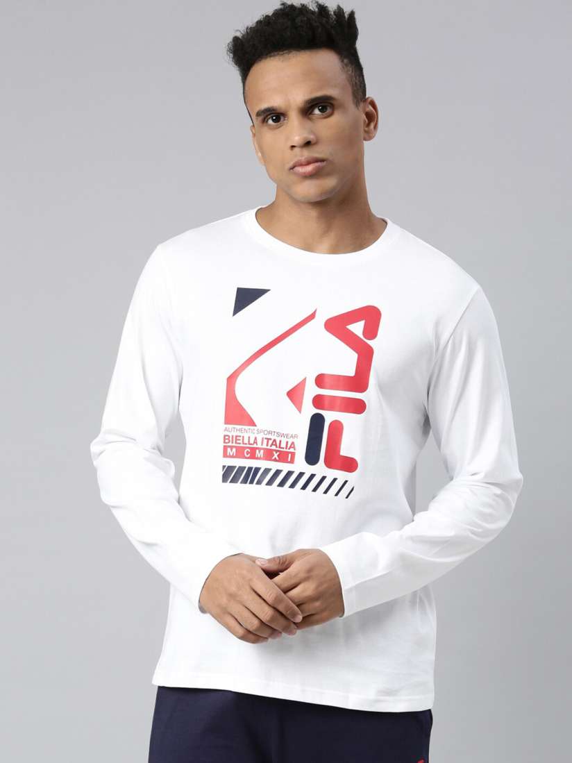 Fila t shirt myntra 2025