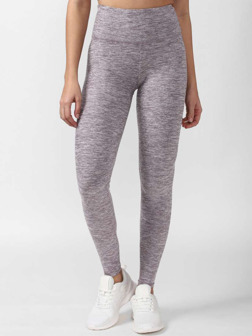 Grey textured leggings online