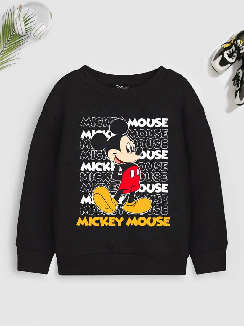 Mickey mouse printed sweatshirts discount