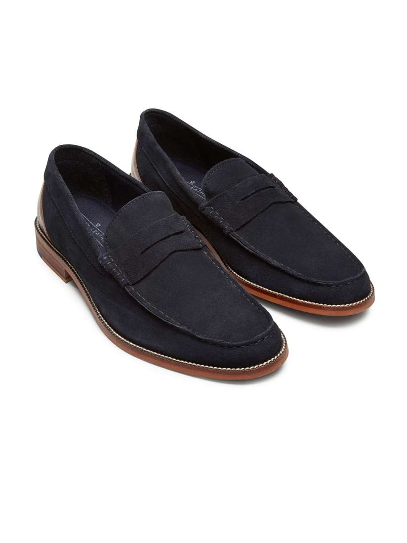 Buy next Men Navy Blue Penny Loafers Casual Shoes for Men 2003181 Myntra