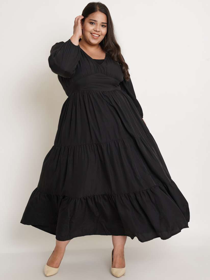 Plus size dresses myntra shop