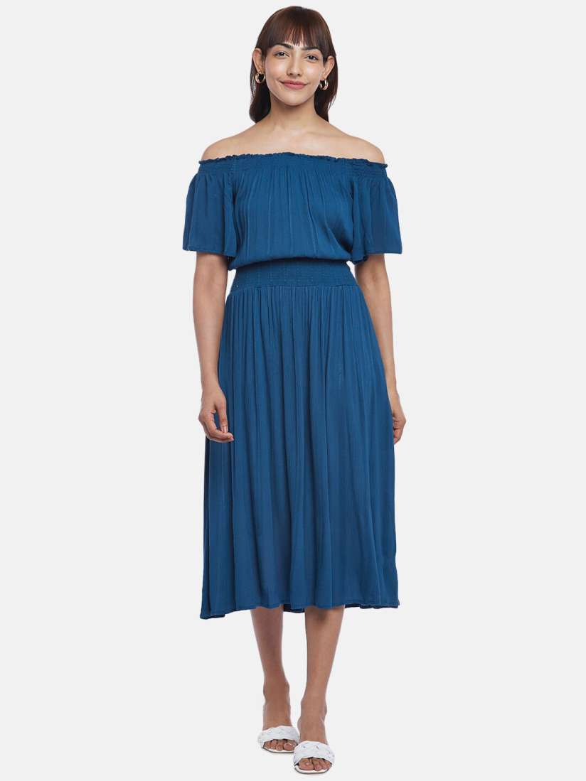 Pantaloons blue dress online