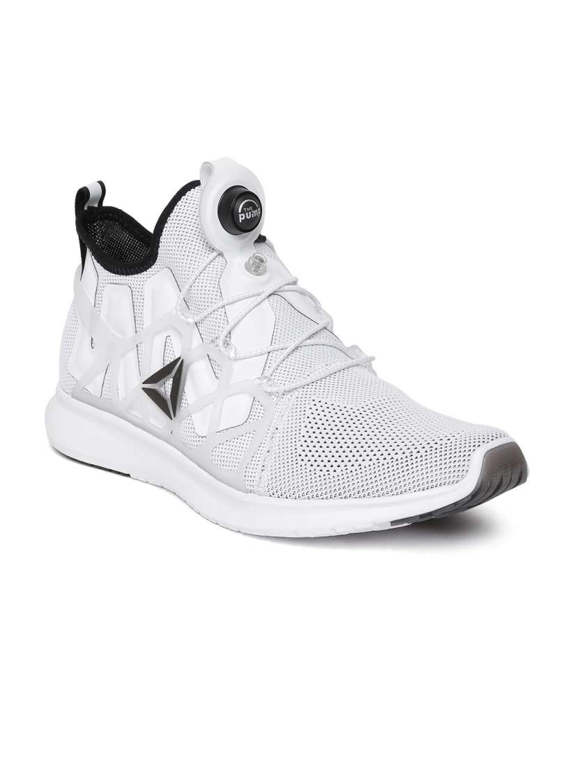 Buy Reebok Men White Pump Plus Cage Running Shoes Sports Shoes for Men 2003599 Myntra