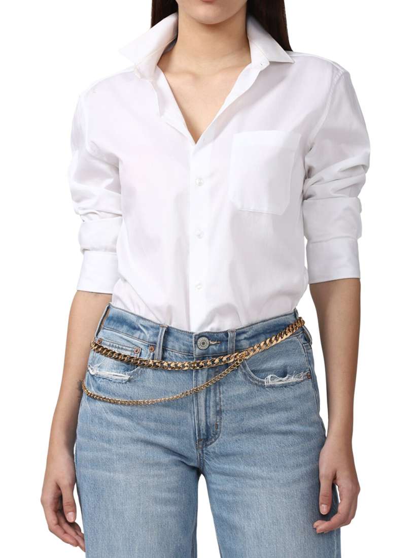 Gold metal belt forever 21 clearance